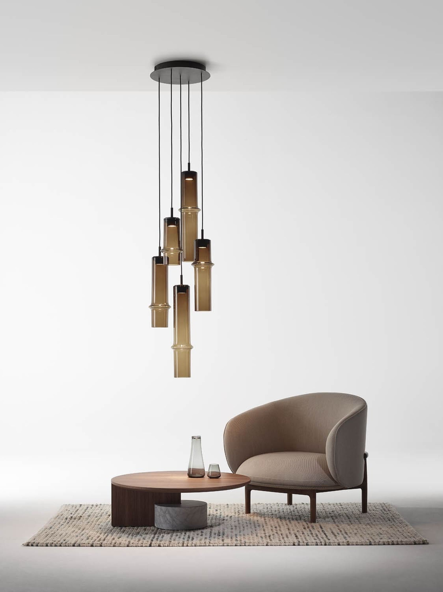 BAMBOO FOREST M DOWN - Pendant Light