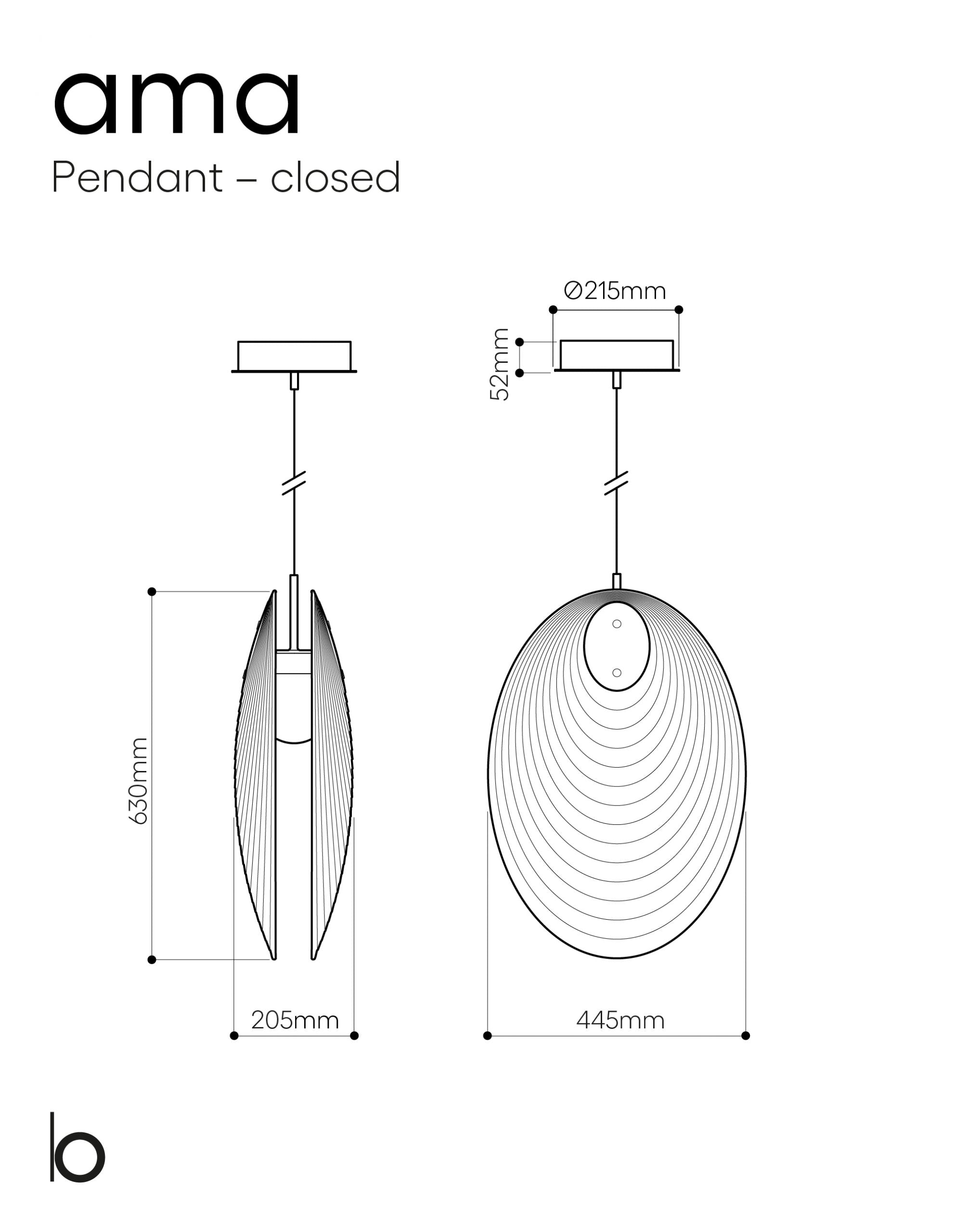 AMA CLOSED - Pendant Light