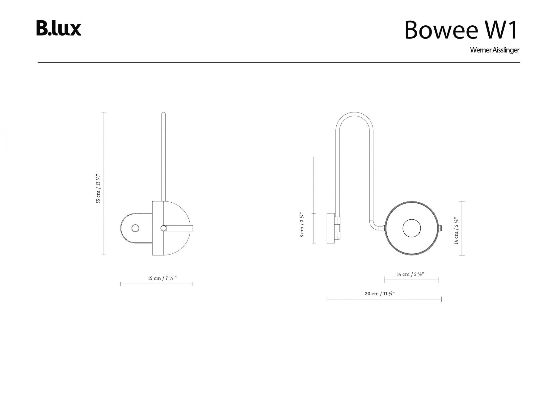 BOWEE W1 - Wall Light