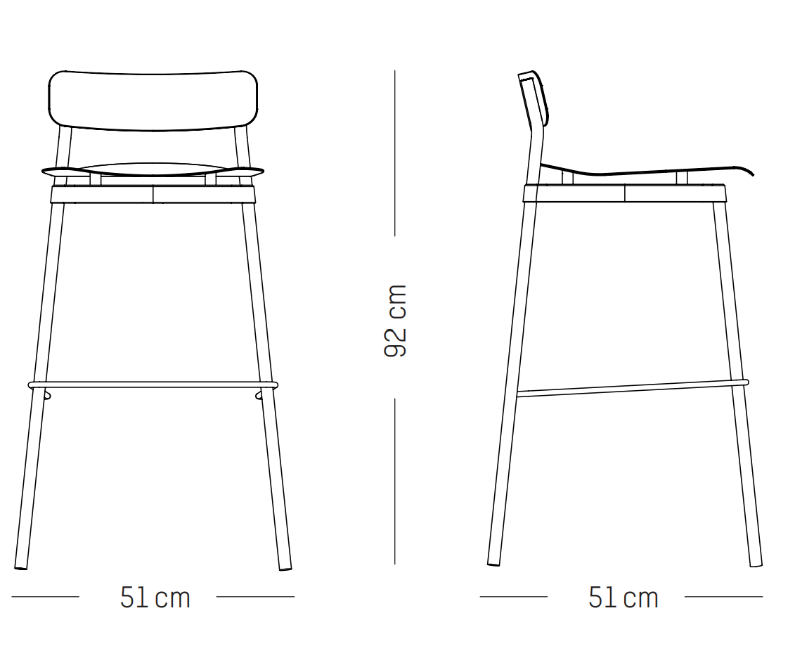 FROMME 75 - Bar Stool